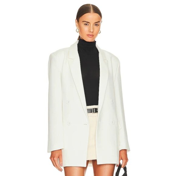 Bardot Maison Split Back Blazer in Orchid White - Picture 1 of 5